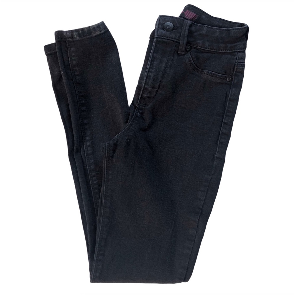 No Boundaries high rise skinny jeans black rinse 3